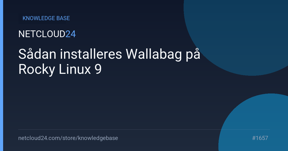 Sådan installeres Wallabag på Rocky Linux 9