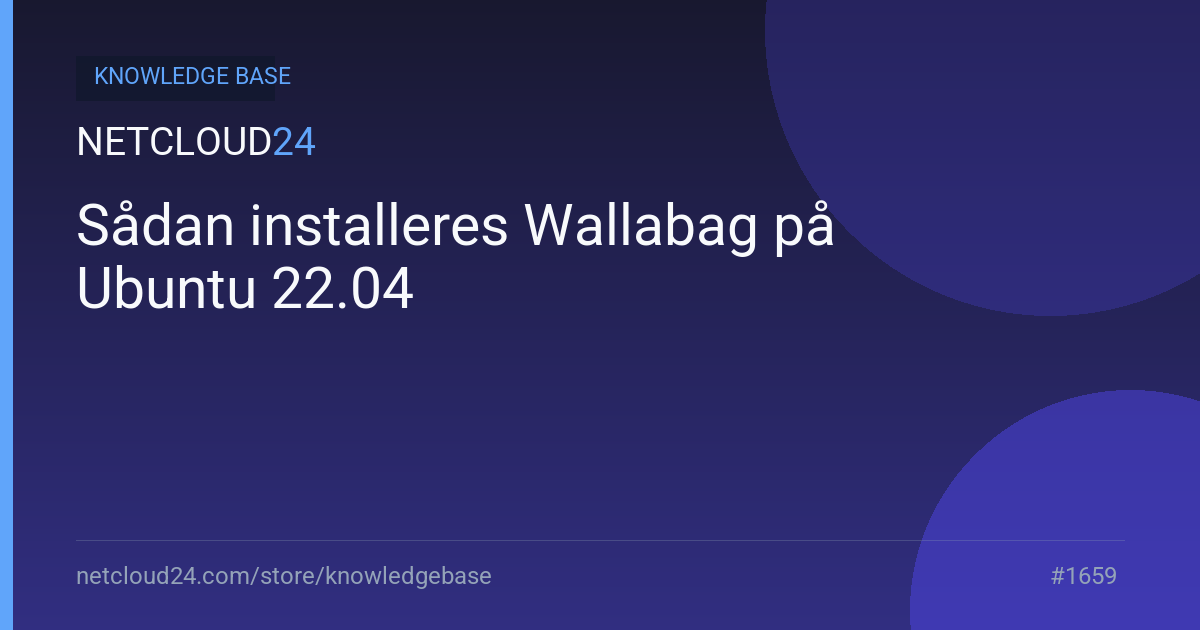 Sådan installeres Wallabag på Ubuntu 22.04