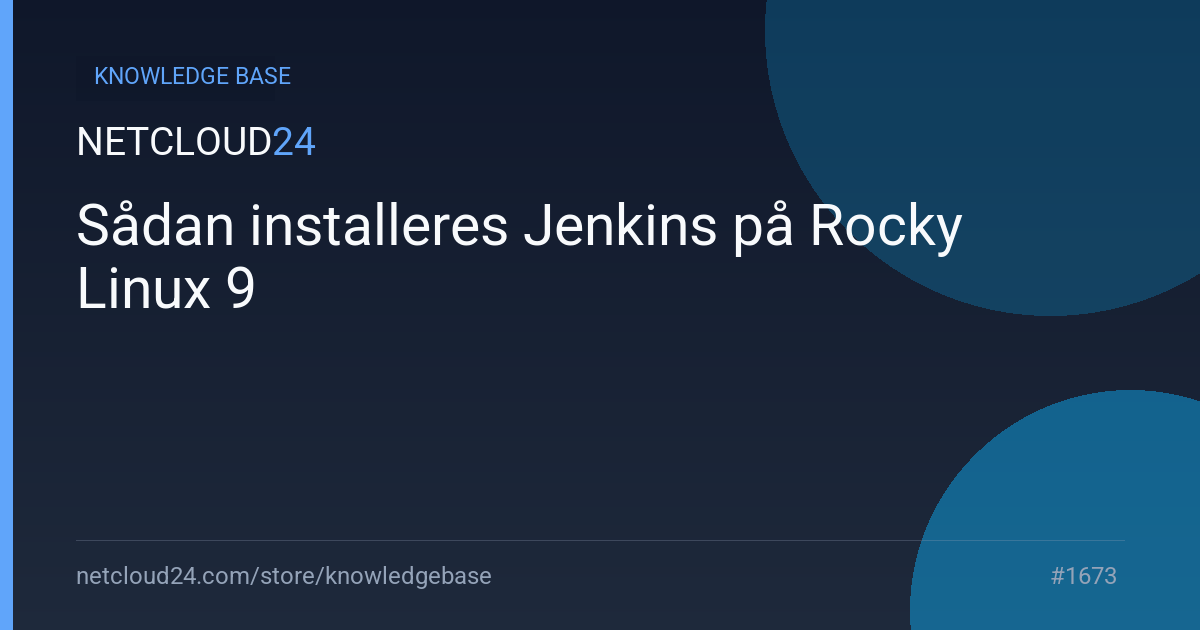 Sådan installeres Jenkins på Rocky Linux 9