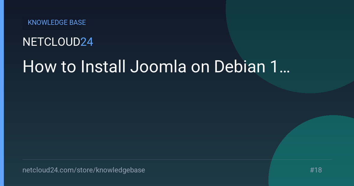 How to Install Joomla on Debian 12