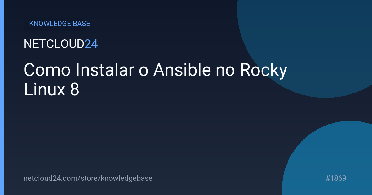 Como Instalar o Ansible no Rocky Linux 8