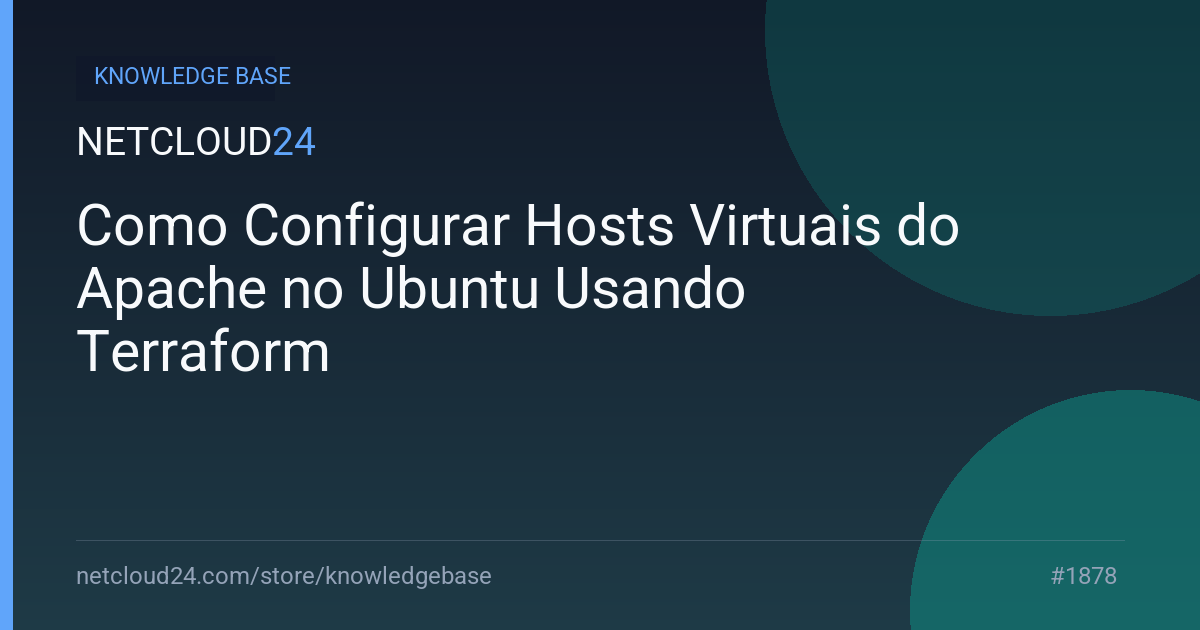Como Configurar Hosts Virtuais do Apache no Ubuntu Usando Terraform