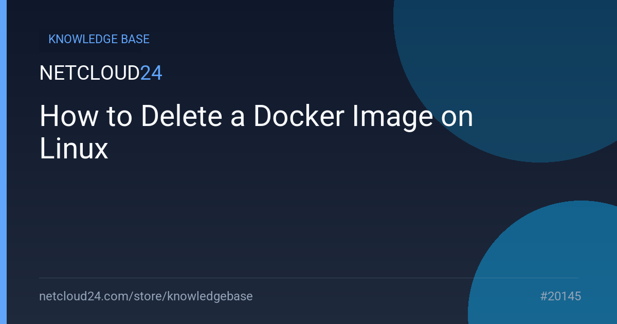 How to Delete a Docker Image on Linux