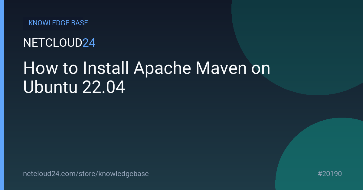 How to Install Apache Maven on Ubuntu 22.04