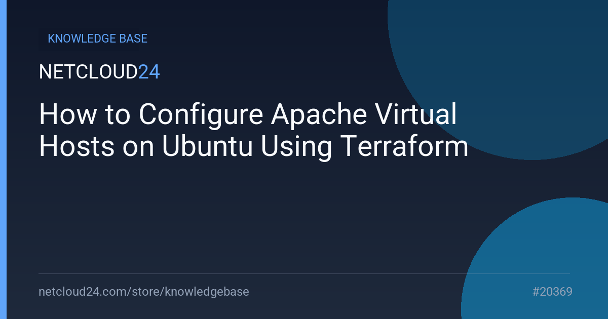 How to Configure Apache Virtual Hosts on Ubuntu Using Terraform