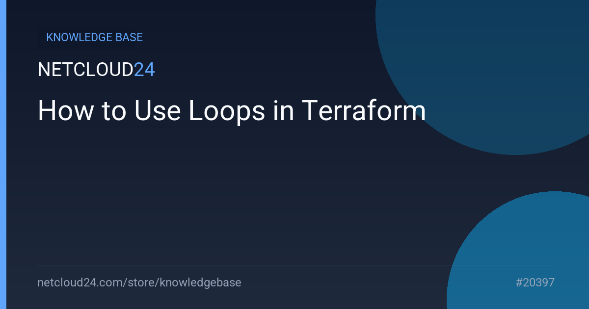 How to Use Loops in Terraform