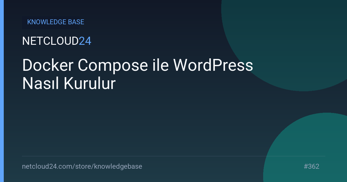 Docker Compose ile WordPress Nasıl Kurulur
