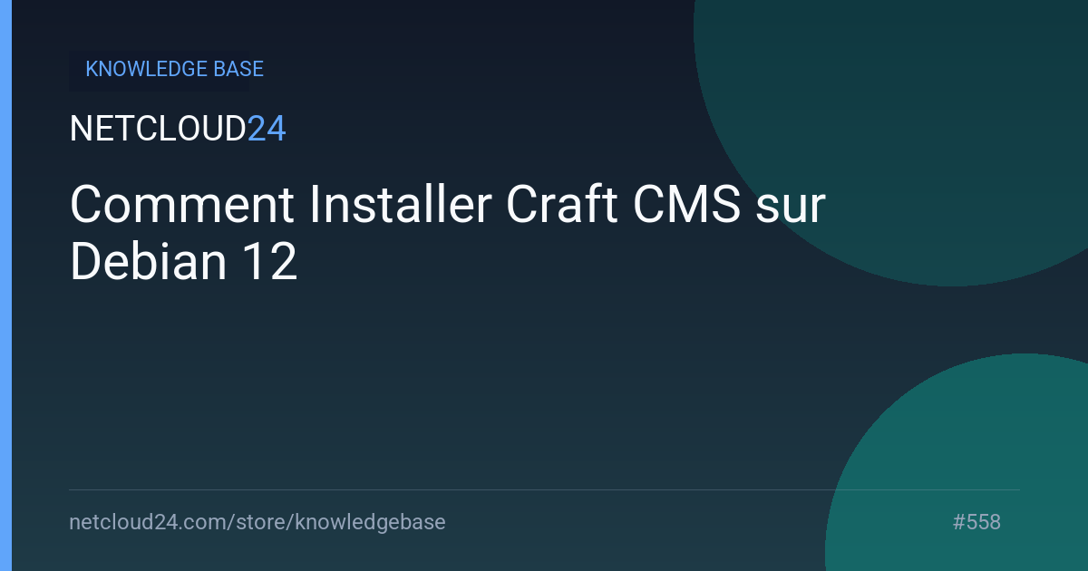 Comment Installer Craft CMS sur Debian 12