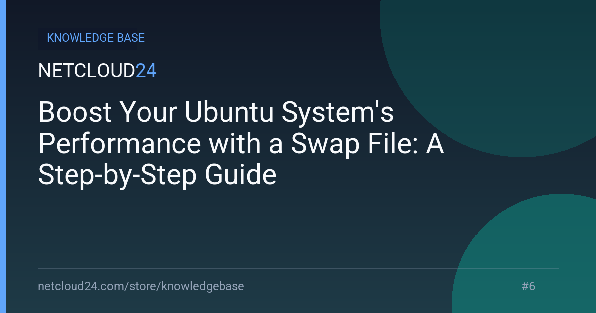 Boost Your Ubuntu System's Performance with a Swap File: A Step-by-Step Guide
