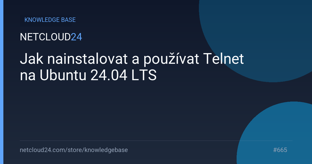 Jak nainstalovat a používat Telnet na Ubuntu 24.04 LTS