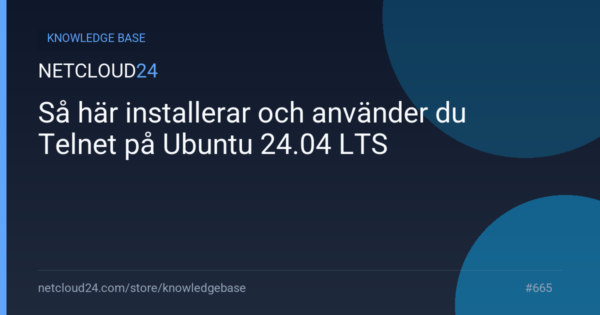 Så här installerar och använder du Telnet på Ubuntu 24.04 LTS
