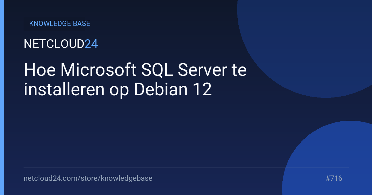 Hoe Microsoft SQL Server te installeren op Debian 12