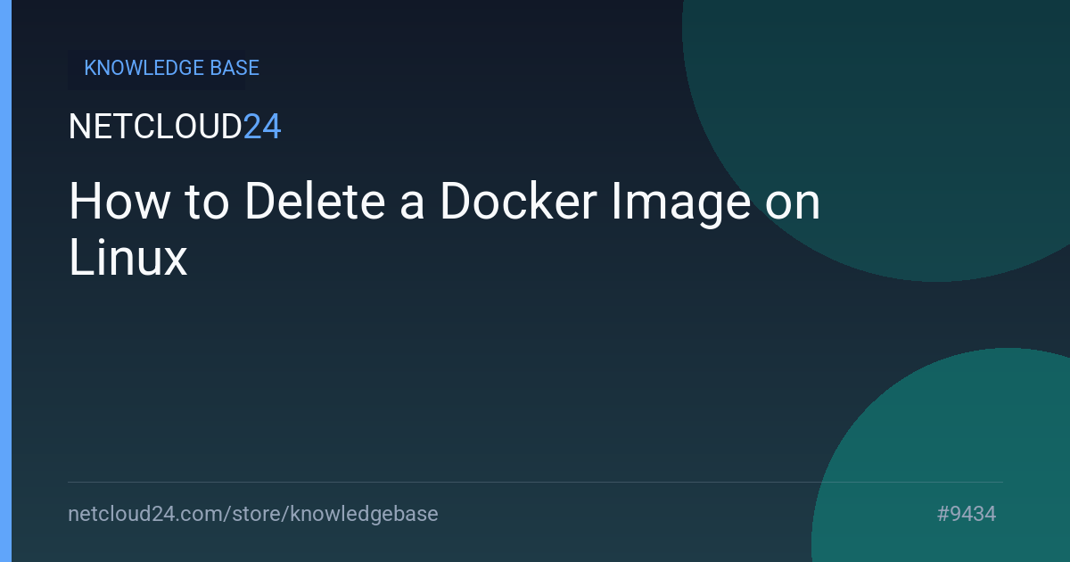 How to Delete a Docker Image on Linux