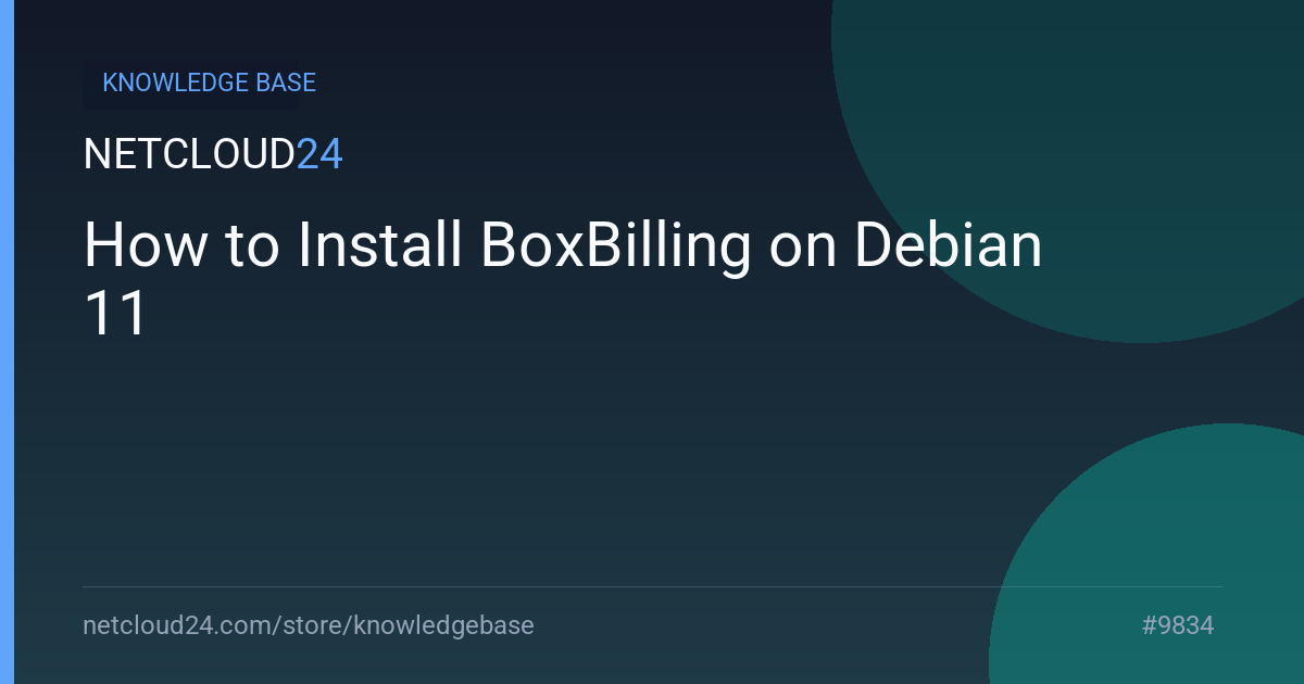 How to Install BoxBilling on Debian 11