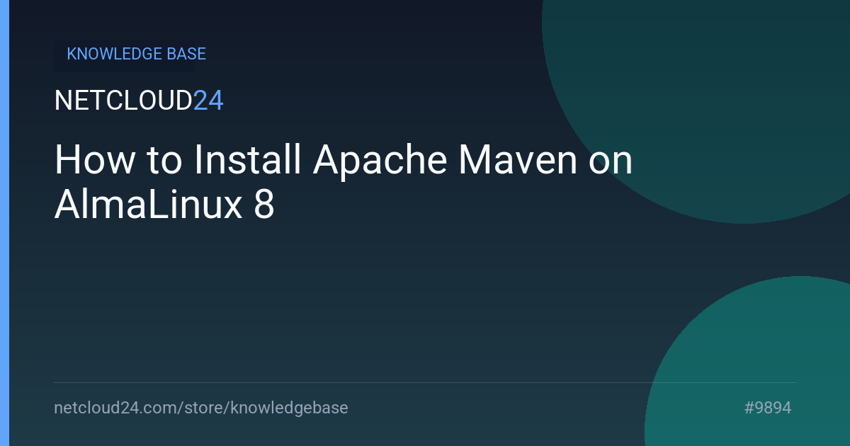 How to Install Apache Maven on AlmaLinux 8