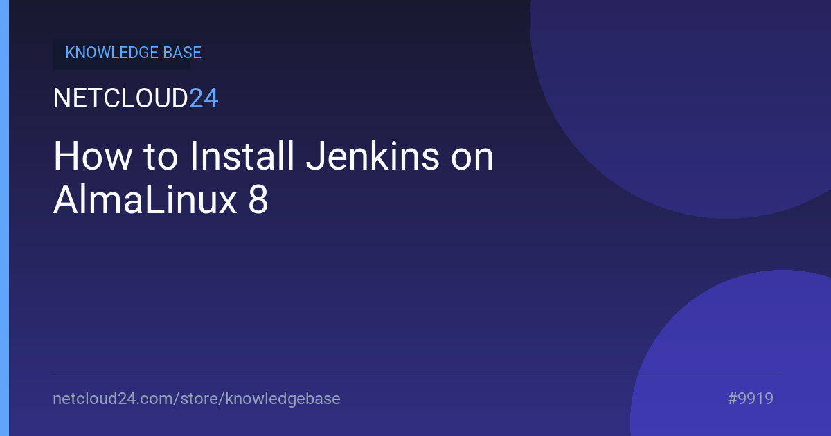 How to Install Jenkins on AlmaLinux 8